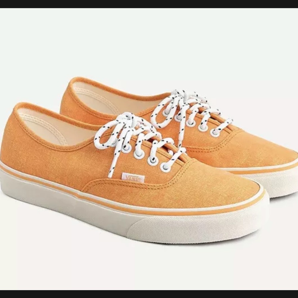 NWT JCrew Vans canvas sneakers